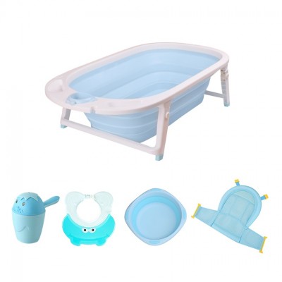 Flexible funny children size portable foldable bathtub for baby